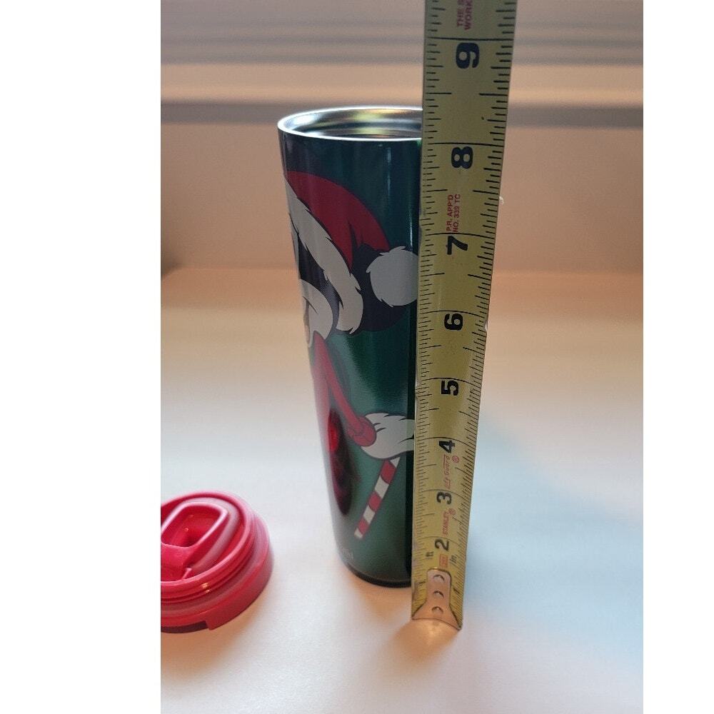 Starbucks Christmas Mickey Mouse Tumbler Disney Parks 2022 Ltd Edition Green - Picture 9 of 10